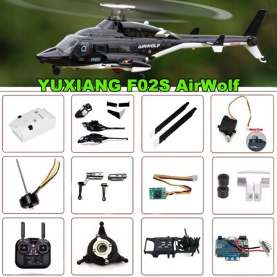 YUXIANG F02S Airwolf RC Helicopter Propeller Blade ESC Motor Servo
