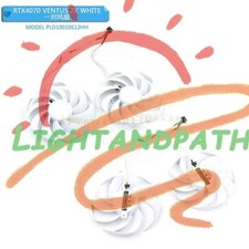 2 fan/Set For MSI RTX4060 RTX4070 VENTUS 2X WHITE Graphics Card Cooling Fan 
