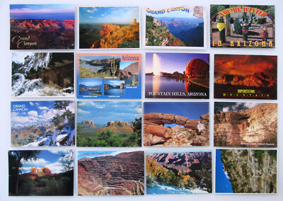 USA Postkarten Lot 16 x ARIZONA State Canyons Nationalpark Landschaften Amerika