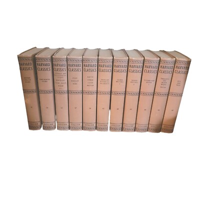 HARVARD CLASSICS 1938 Tan Hard Cover Collier Choose your Book