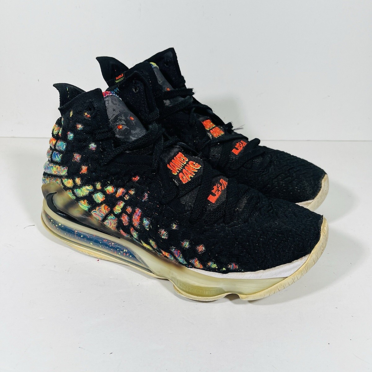 Nike LeBron‎ 17 Shoes Mens Size 11 Black Tie Dye Basketball Sneakers BQ3177-005 LeBron 17  main image 2