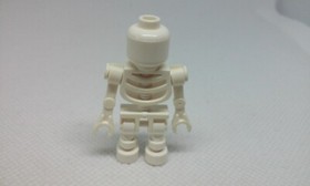 Lego Ninjago Skulkin Skeleton 1 1/2" Red eye Skeleton Bones Authentic Minifigure