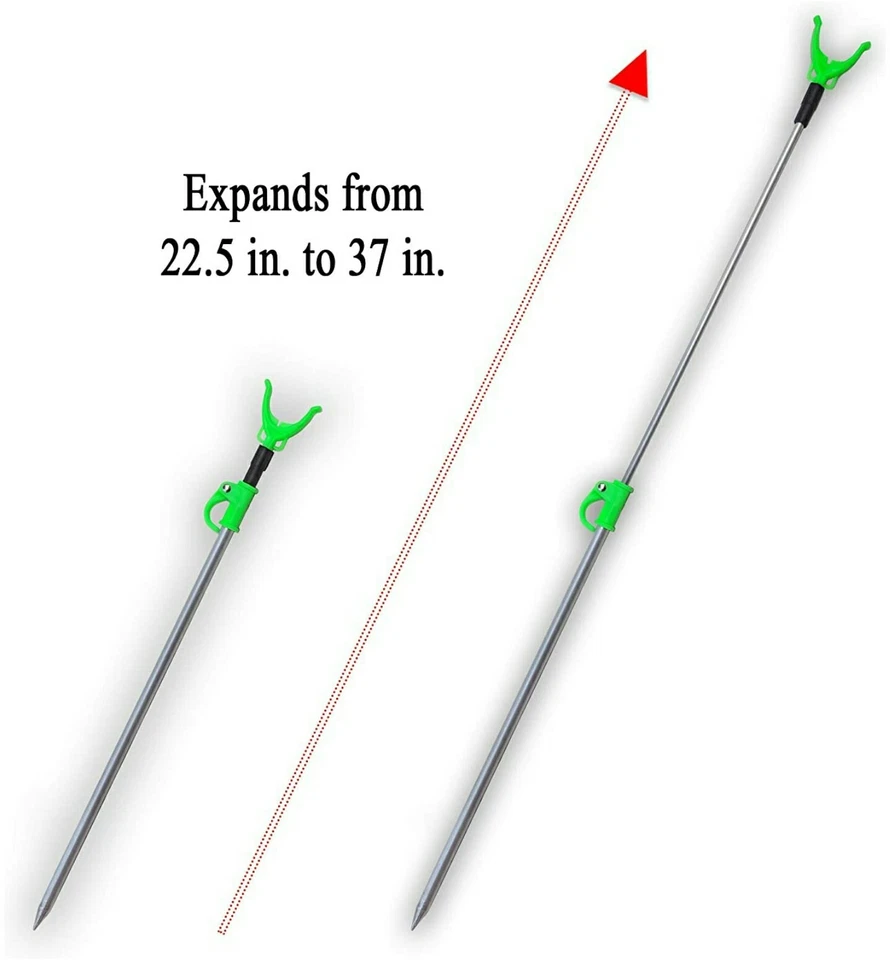 M80 TX (3 Pack) - Aluminum Telescopic Fishing Rod Holders for bank fishing. - Image 3 of 4