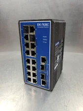 ADVANTECH EKI-7626C 16-port 10/100Base-TX & 2-port 10/100/1000Base-TX/SFP   3A-9