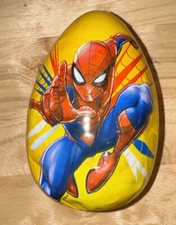 Galerie Spiderman Jumbo Egg, Jelly Bean Candy Empty Container, Easter Basket St