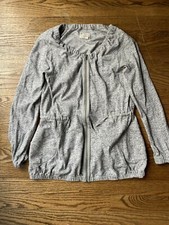 Crewcuts J.Crew Girls Heather Gray Light Sweatshirt Jacket Size 14