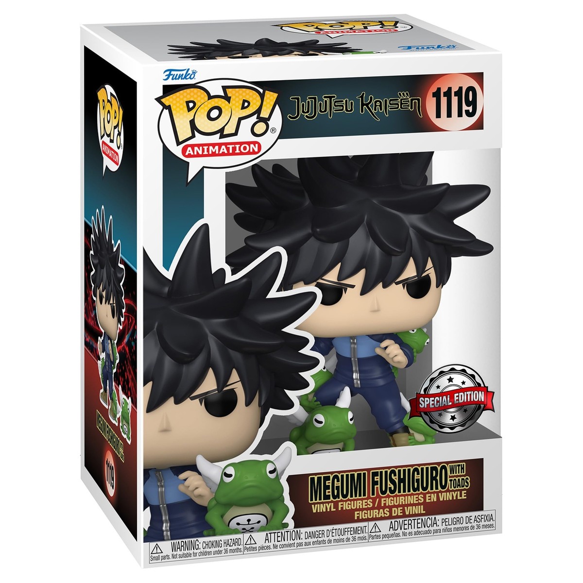Funko Pop JJK - Megumi Fushiguro with Toads - Jujutsu Kaisen