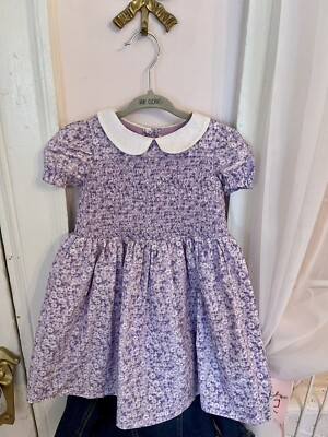 janie and jack purple floral dress janie and jack 18-24 month dress Spring 2023 Collection