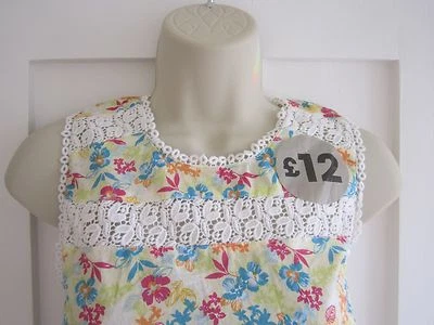 Ladies size 8 TU Pink Yellow Teal White Floral Sleeveless Summer Top - Image 1 of 4