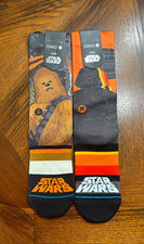 Stance Star Wars Darth By Jaz Chewie By Jaz Crew Socks L Men 9-13 16.50 Each