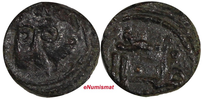 SICILY Italian states William II (1166-1189) AE 1 Follaro Lion Biaggi-1232 (455)