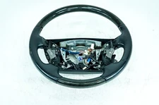07-12 Lexus LS460 4.6L OEM Wood Steering Wheel Leather Black 45100-50250 5089