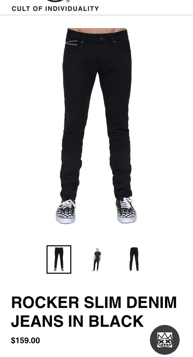 cult of individuality Rocker Slim Denim Jeans New Size 29 Length 33