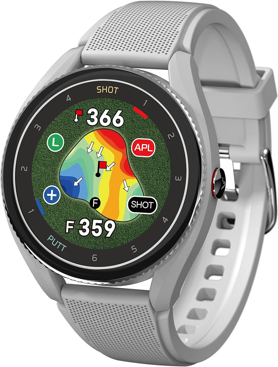 T9 Premium GPS Golf Watch/Slope Mode/Color Touchscreen/Course View 