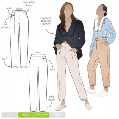 Style Arc Schnittmuster Billie Hose Größen 18-30
