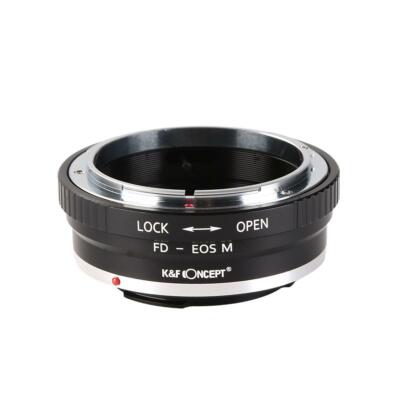   K&F Concept Adapter Canon FD Objektiv auf Canon EOS M Mount Kamera FD-EOS M 
