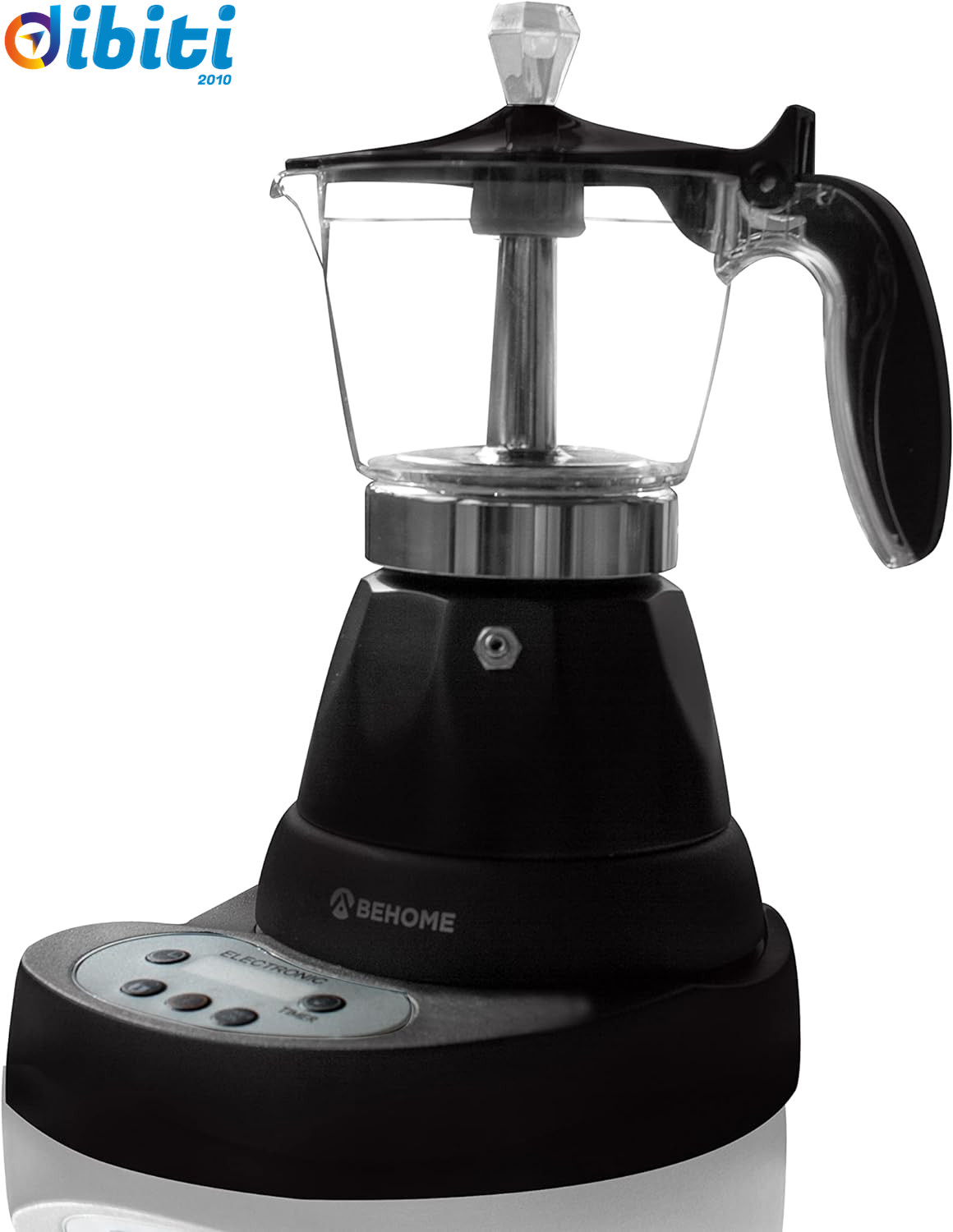 Caffettiera Elettrica Programmabile Moka Elettrica 3 Tazze con Timer, Caffè Cald