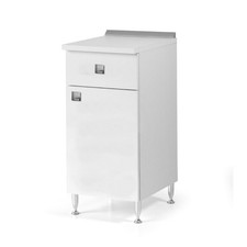 Mobile multiuso con cassetto e anta destra bianco 40x50x87H cm - Timon
