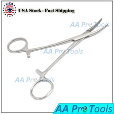 GERMAN MOSQUITO HEMOSTAT FORCEPS 4" CURVED Stainless Steel SURGICAL MEDICAL