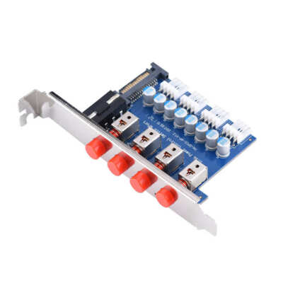 Desktop Power Control Switch with 4 Ports HDD Selector Hard Drive Switcher 60cm