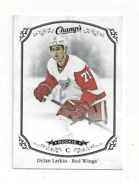 DYLAN LARKIN RARE 2015 16 UPPER DECK CHAMPS HOCKEY ROOKIE CARD EBay