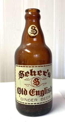 Vintage Soda Pop  Bottle -  Seber's Ginger Beer. Lorain, Ohio - 10 oz