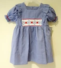NWT Remember Nguyen Smocked Apples Dress Girl's Size 4T