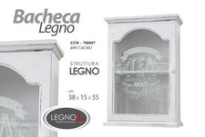 VETRINETTA VETRINA PENSILE BACHECA PARETE MOBILE TEA ANTICATA MURO 55*38*15