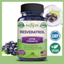 Resveratrol - supports heart and cardiovascular health, boosts immunity