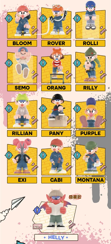 Authentic BAZBON Working Boys Series Blind Box Confirmed — 第 2/4 张图片