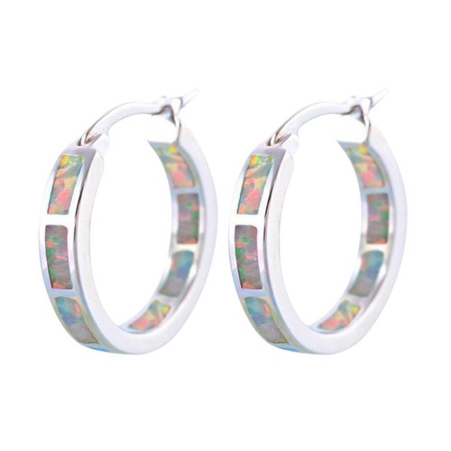Ladies Round Earrings Ladies Jewelry Accessories Sensitive Ear Hypoallergenic - Picture 30 of 32