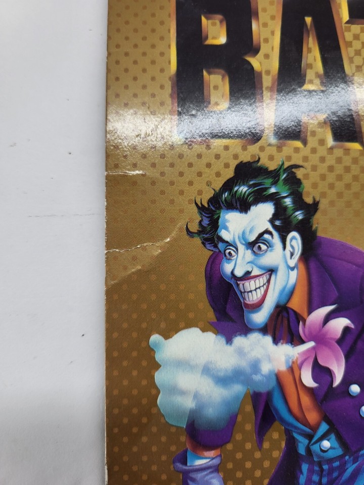 DC Comics Super Heros The Joker Action Figure From Toy Biz 1989 Vintage