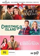 HALLMARK Christmas Collection 40 Heart / XMas Island / Secret Gift DVD NEW