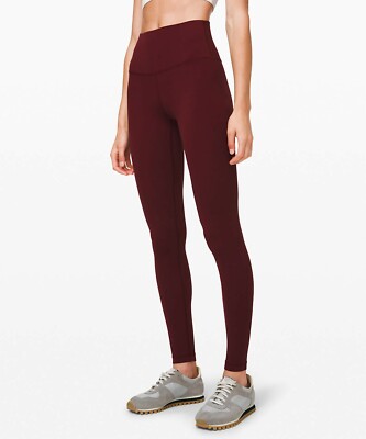 NEW LULULEMON Align 28'' Pant 6 Garnet 