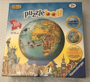 globe puzzle ball