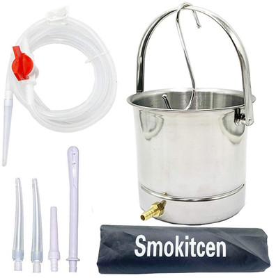 Coffee Enema Bucket Kit Stainless Steel 2 Quart Capacity for Cleansing Enemas