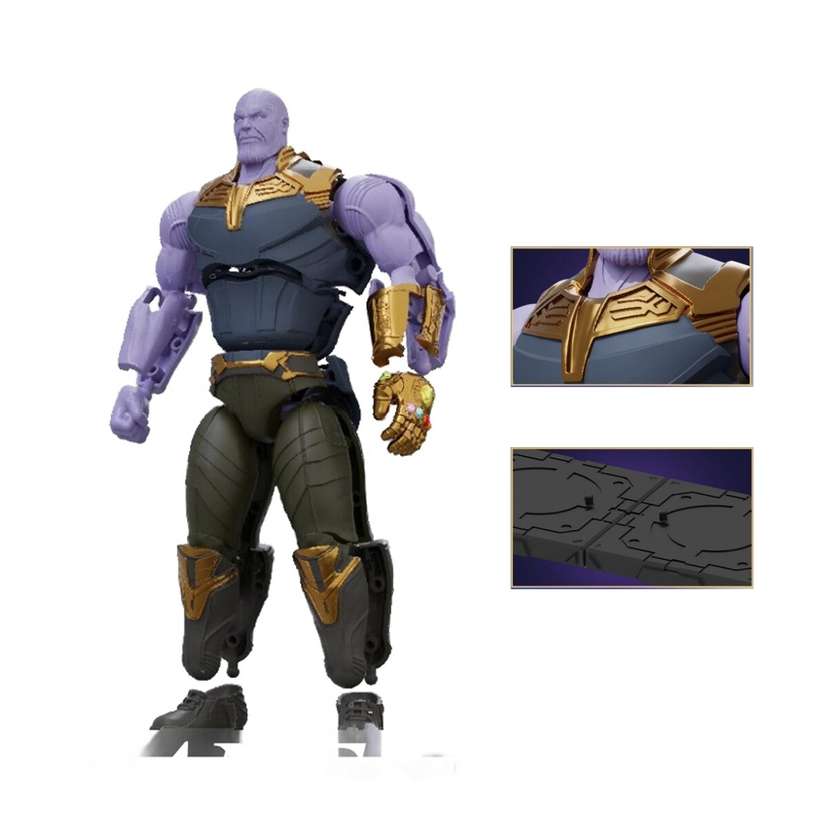 HiPlay Fondjoy 1/12 Marvel Heroes Infinity Saga Thanos Assembly
