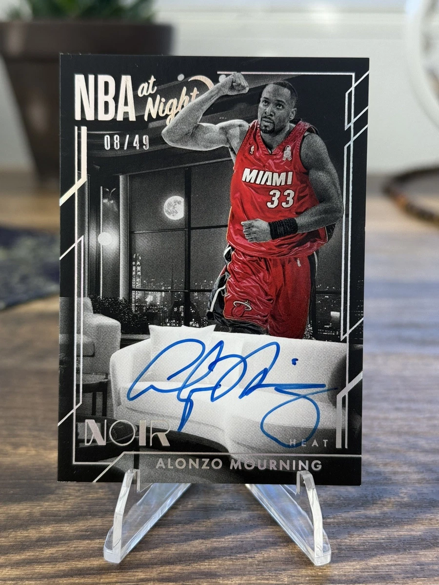その他 Alonzo Mourning Auto psa9 panini Panini Alonzo Mourning Basketball Autographed Sports Trading Cards