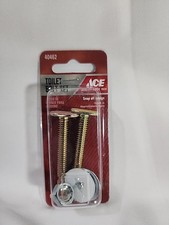 Ace Hardware 40462 Toilet Bolt Set Brass W/ Nuts Washers 5/16" x 2-1/4"