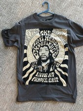 Jimi Hendrix Experience Filmore East Psychedelic Poster size M Medium T Shirt 