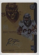 2018 Panini Elements RPS Rookie Signatures Gold /50 Royce Freeman #87 Auto k1f