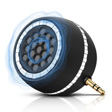 FIYAPOO Mini Portable Speaker, 3W Mobile Phone Speaker Line-in Black