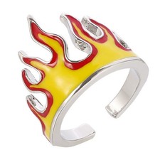 Men's Cool Rings for Women Adjustable Finger Decoration