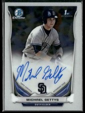 2014 Bowman Chrome Draft Draft Pick Autographs #BCAMG Michael Gettys Auto
