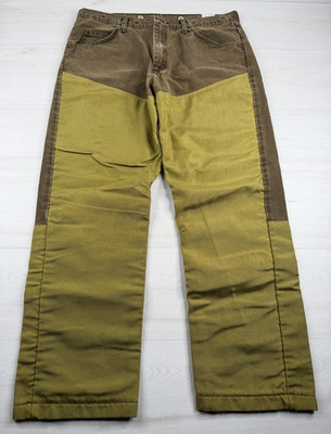 #ad Wrangler Jeans Pro Gear Brush Guard Upland Hunting Field Briar Pants Mens 36x30 $29.96