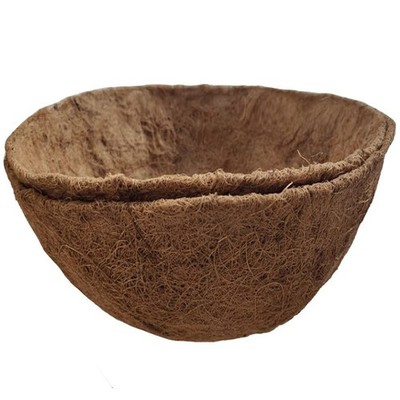 2PCS Hanging Basket Liners Coco Liner 10 Inch Round Coconut Coir Basket for P...