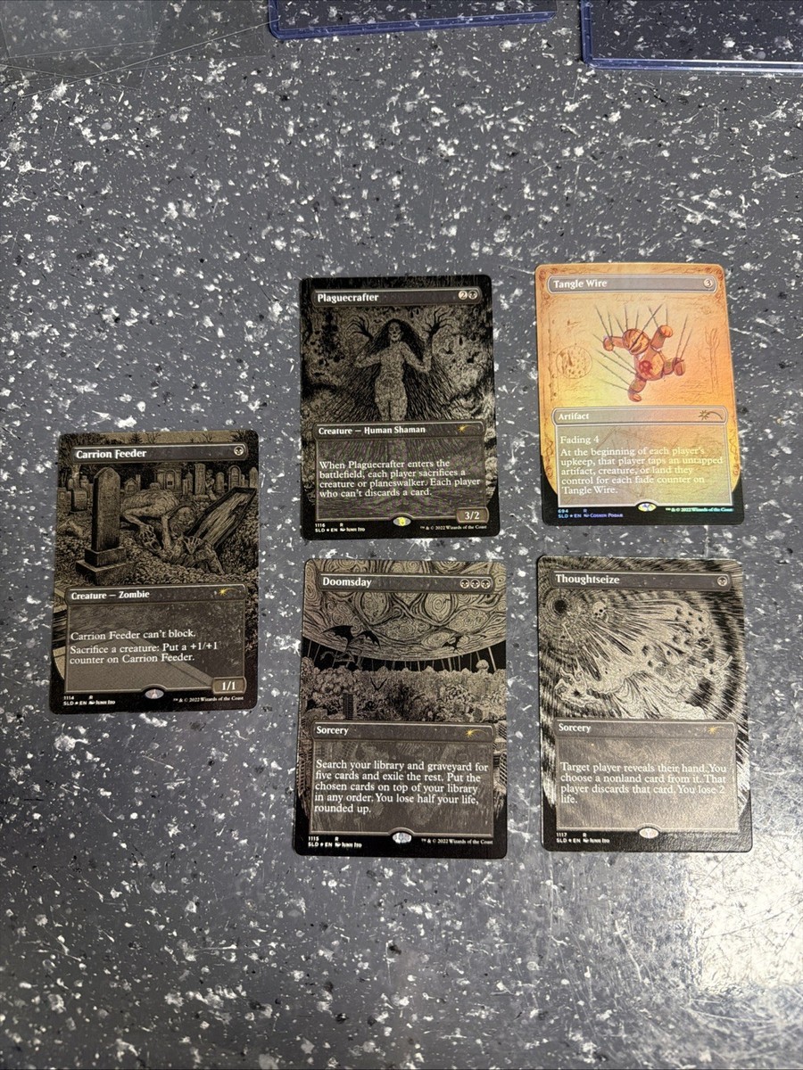 all junji ito mtg cards Magic the Gathering: Special Guest - Junji Ito Foil Lot Of 5 Cards