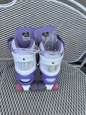 Girls Sulifeel Rainbow Purple Size Sm 13C-3Y Adjustable Light up Roller Skates