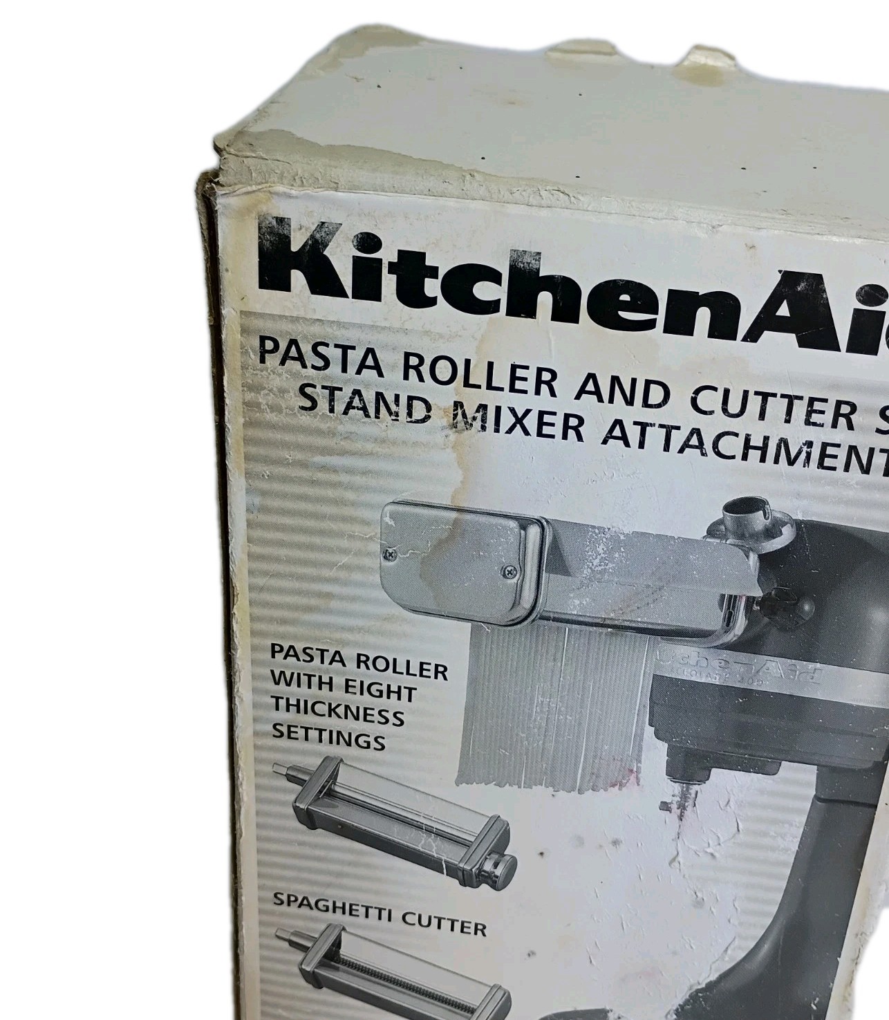 KitchenAid Pasta Roller & Cutter Set Model KSPAPRA Made in Italy Damaged Box