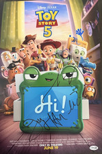 TOY STORY 5 Authentic Hand Signed "TIM ALLEN +2" 12x18 Photo (JSA COA)